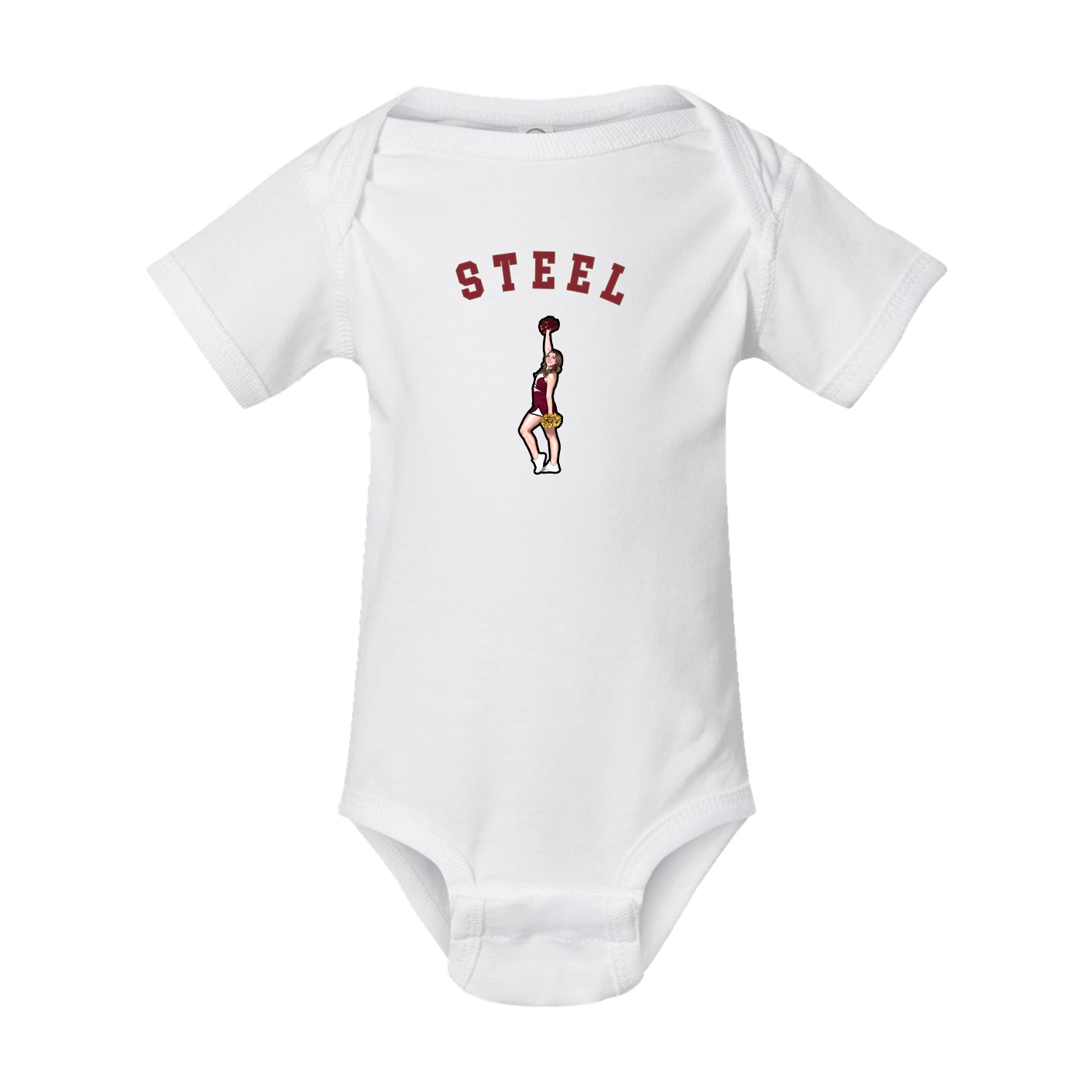 Baby Onesie — Shirsey Arch in White