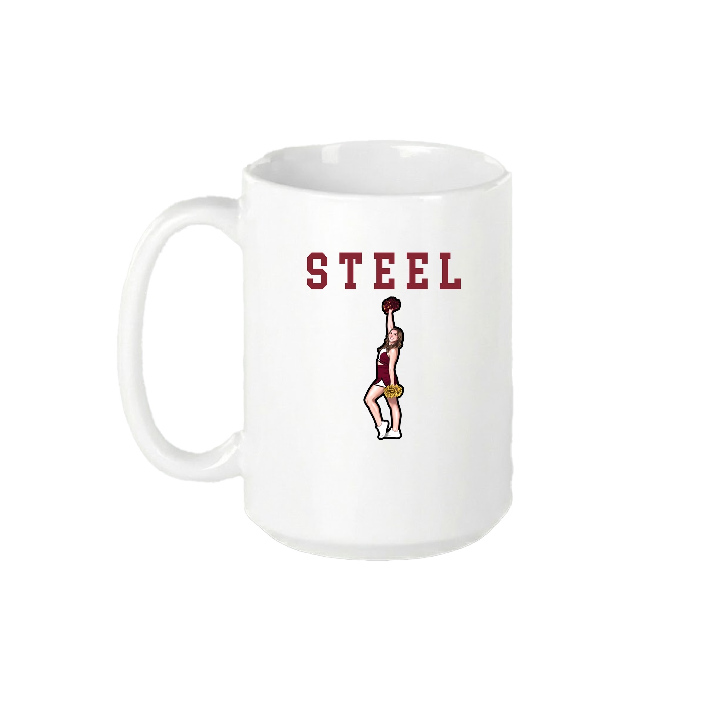 15oz Coffee Mug — Shirsey in White