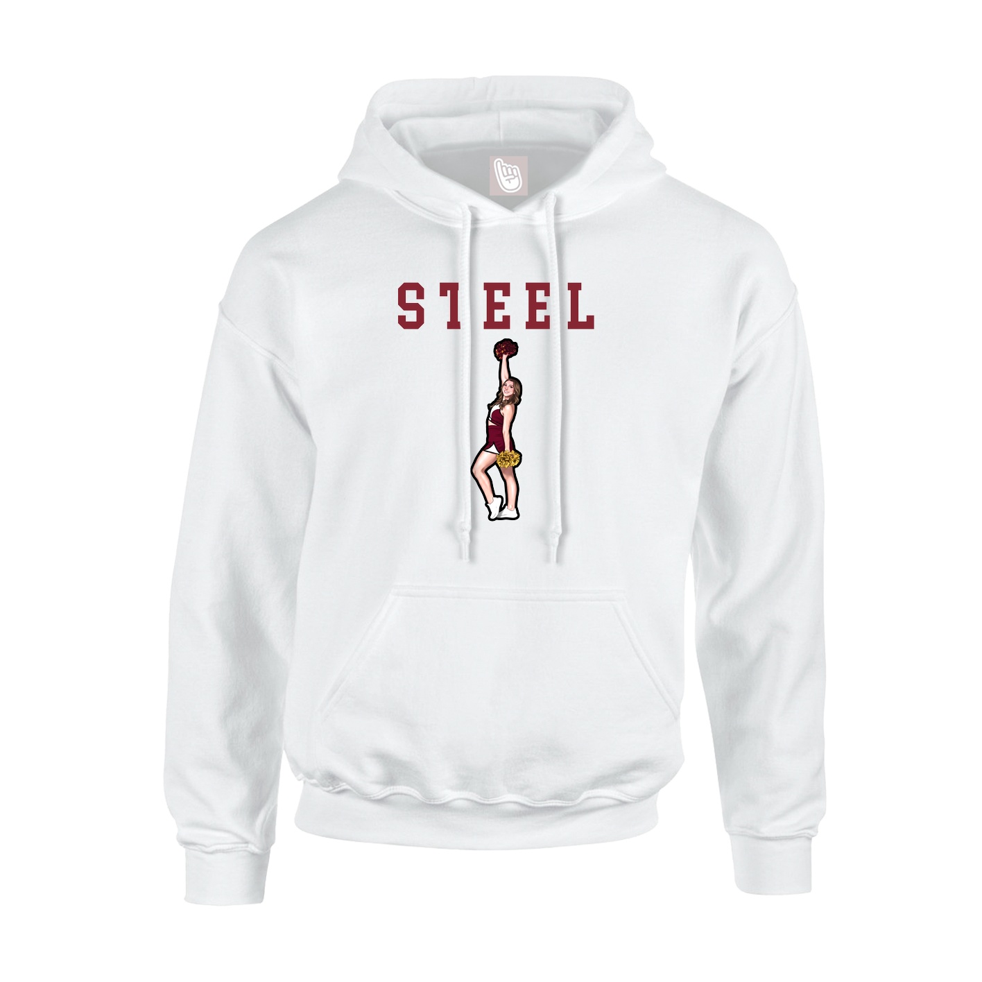 Youth Hoodie — Shirsey in White