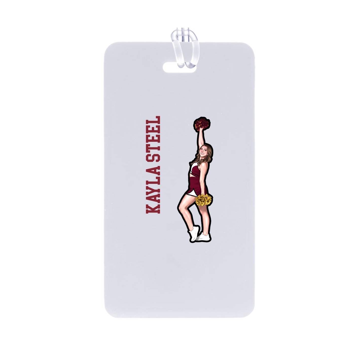 Bag Tag — Name Vertical in Classic