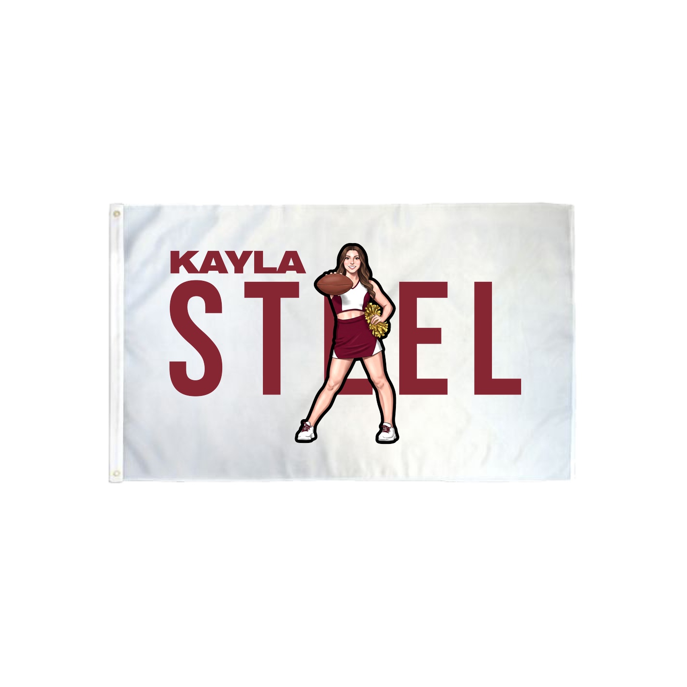 3x5 Flag — Player Name in Classic