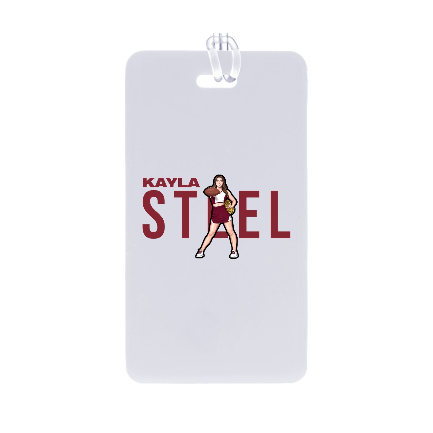 Bag Tag — Player Name in Classic