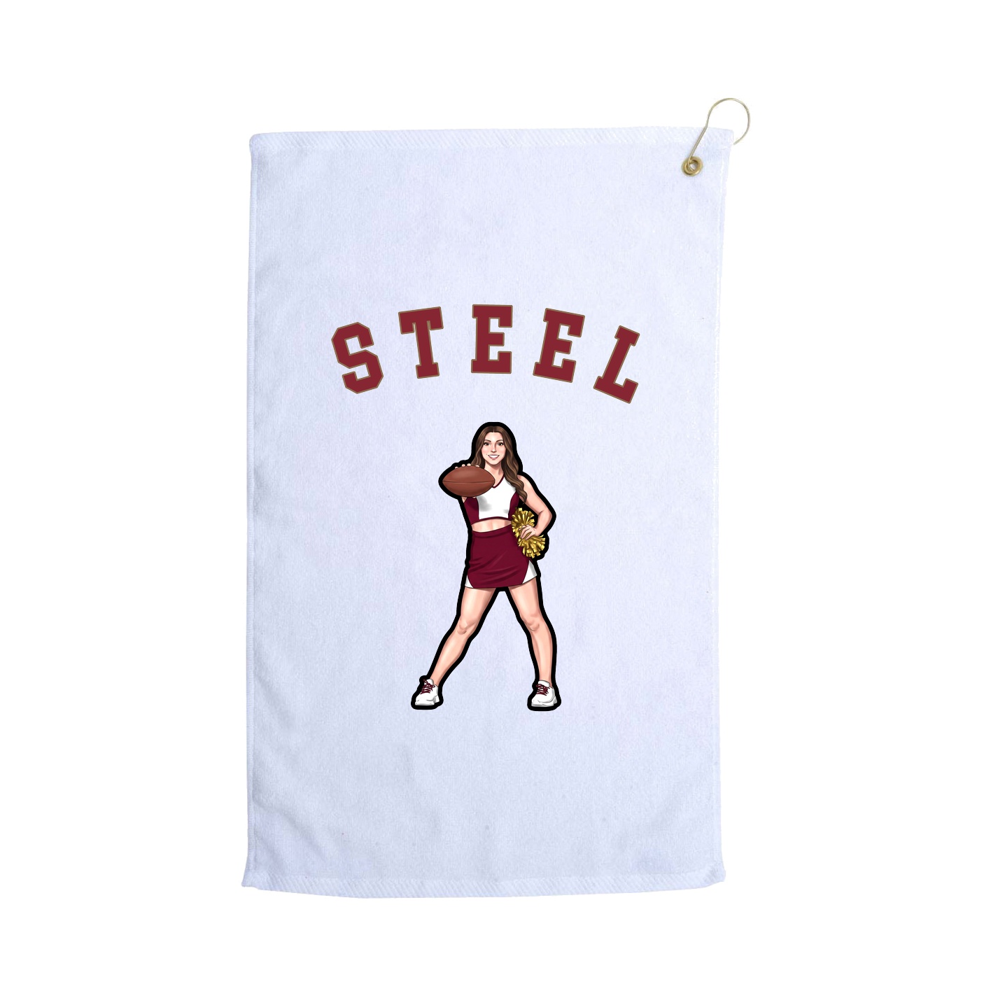 Golf Towel — Shirsey Arch in White
