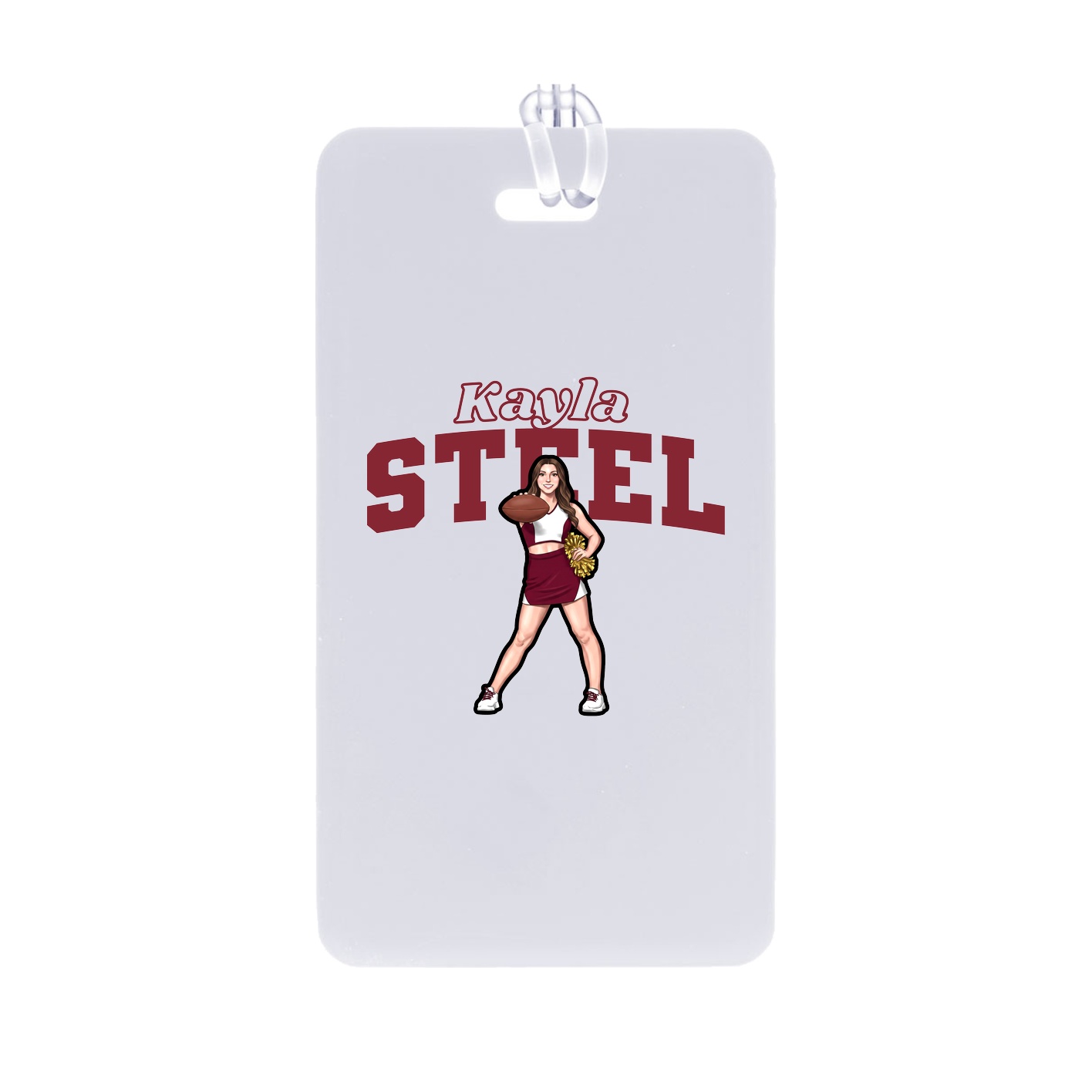 Bag Tag — Name Arch in Classic