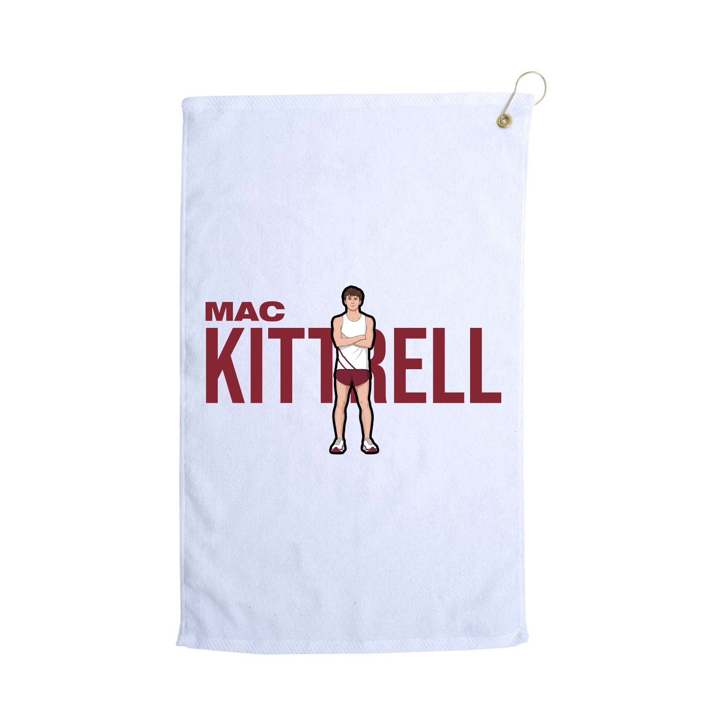 Golf Towel — Player Name in White