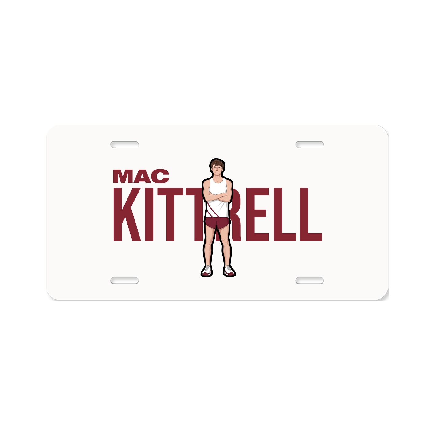 License Plate — Player Name in Classic
