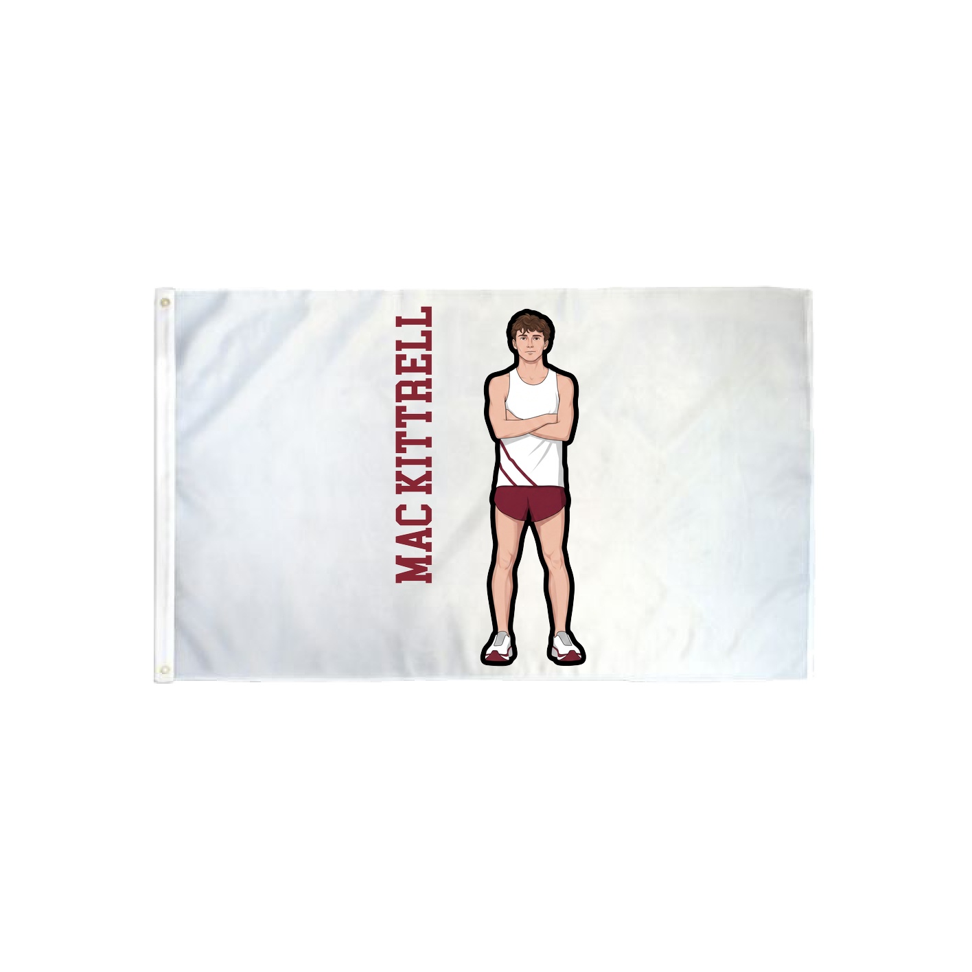 3x5 Flag — Name Vertical in Classic