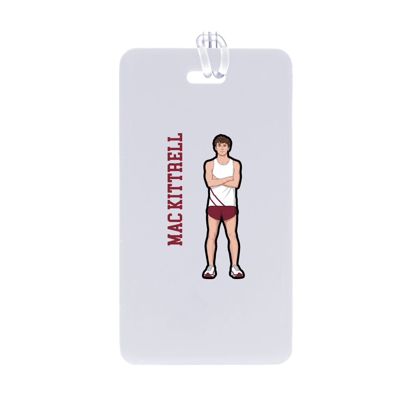 Bag Tag — Name Vertical in Classic