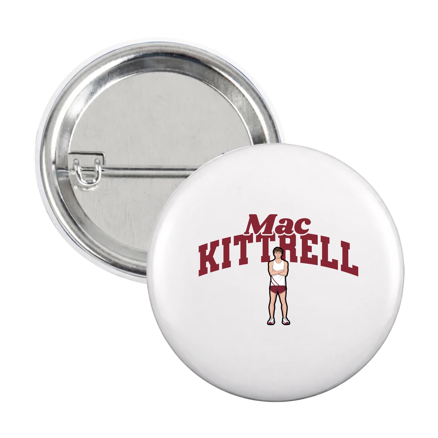 Game Day Button — Signature Arch in White