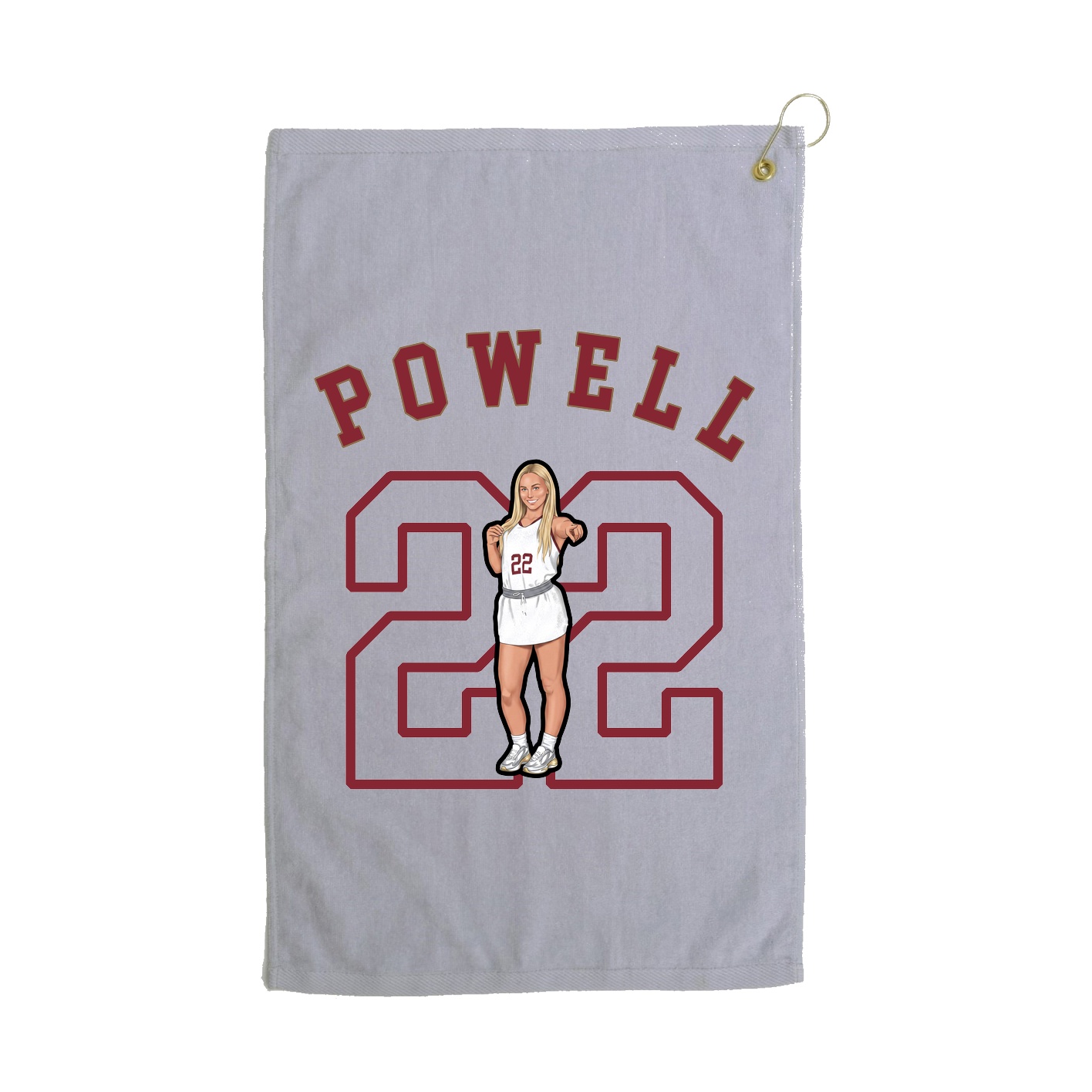 Golf Towel — Shirsey Arch in Grey