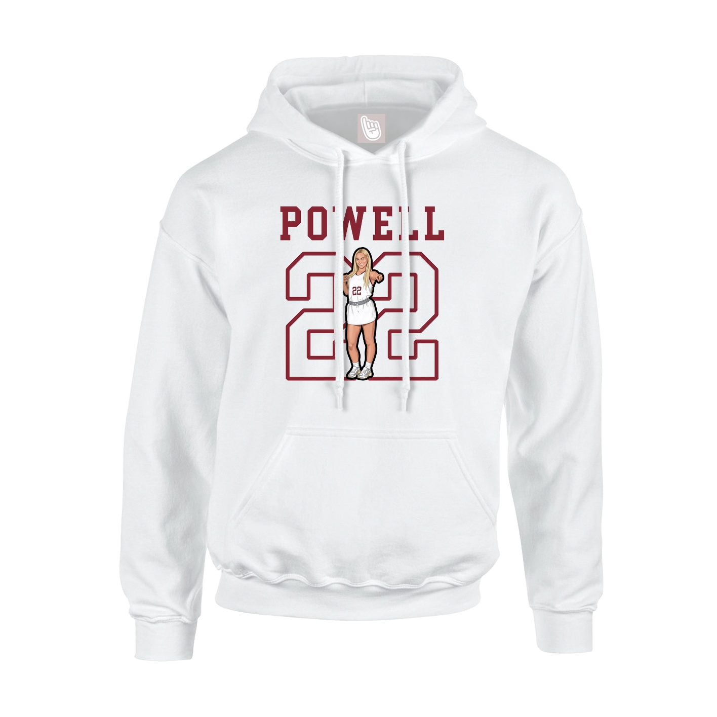Youth Hoodie — Shirsey in White