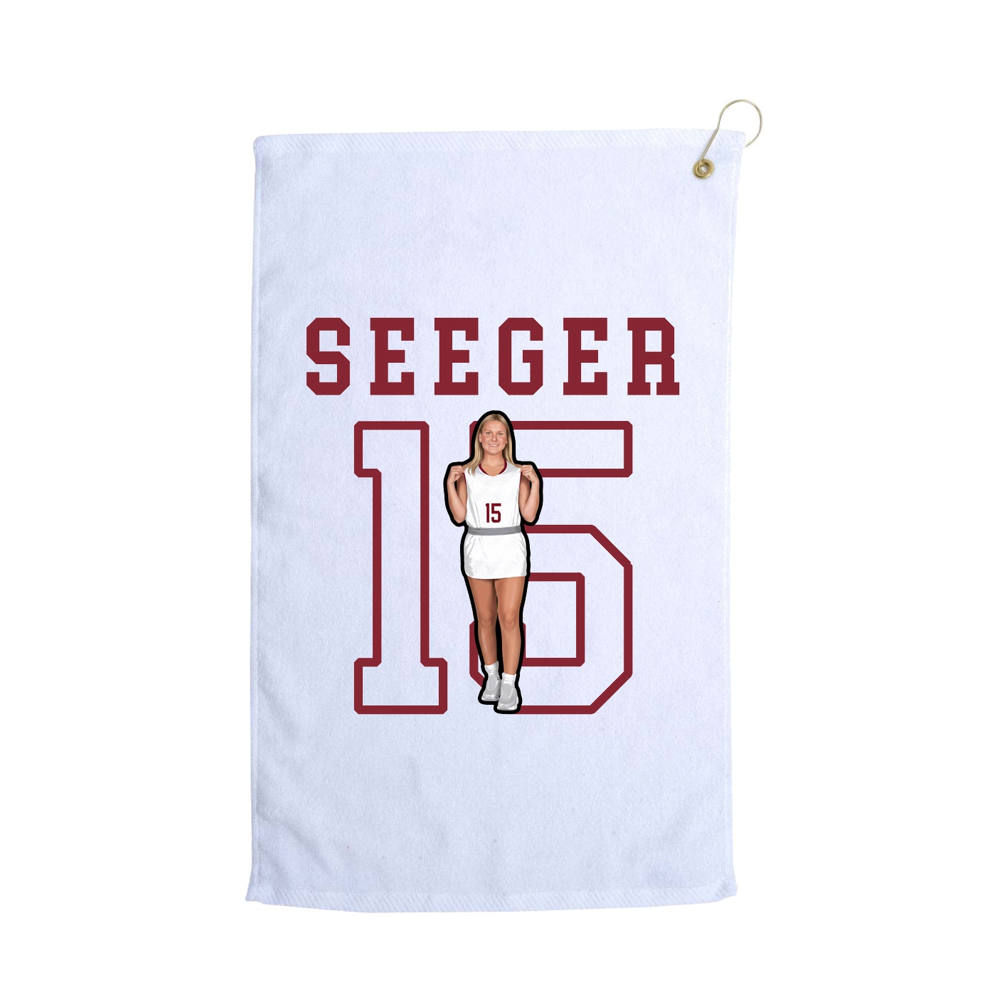 Golf Towel — Shirsey in White