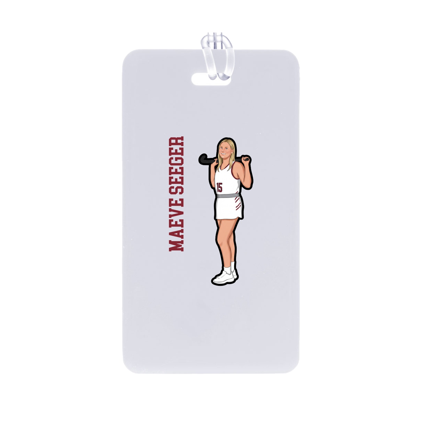 Bag Tag — Name Vertical in Classic