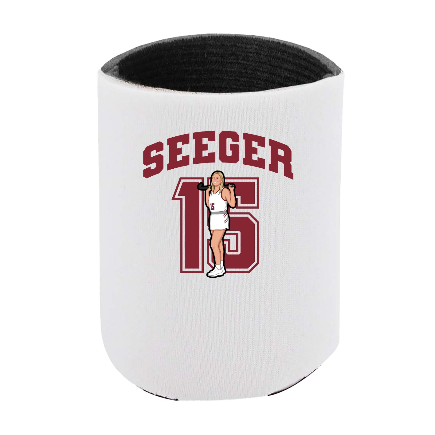 Can Holder — Number in White
