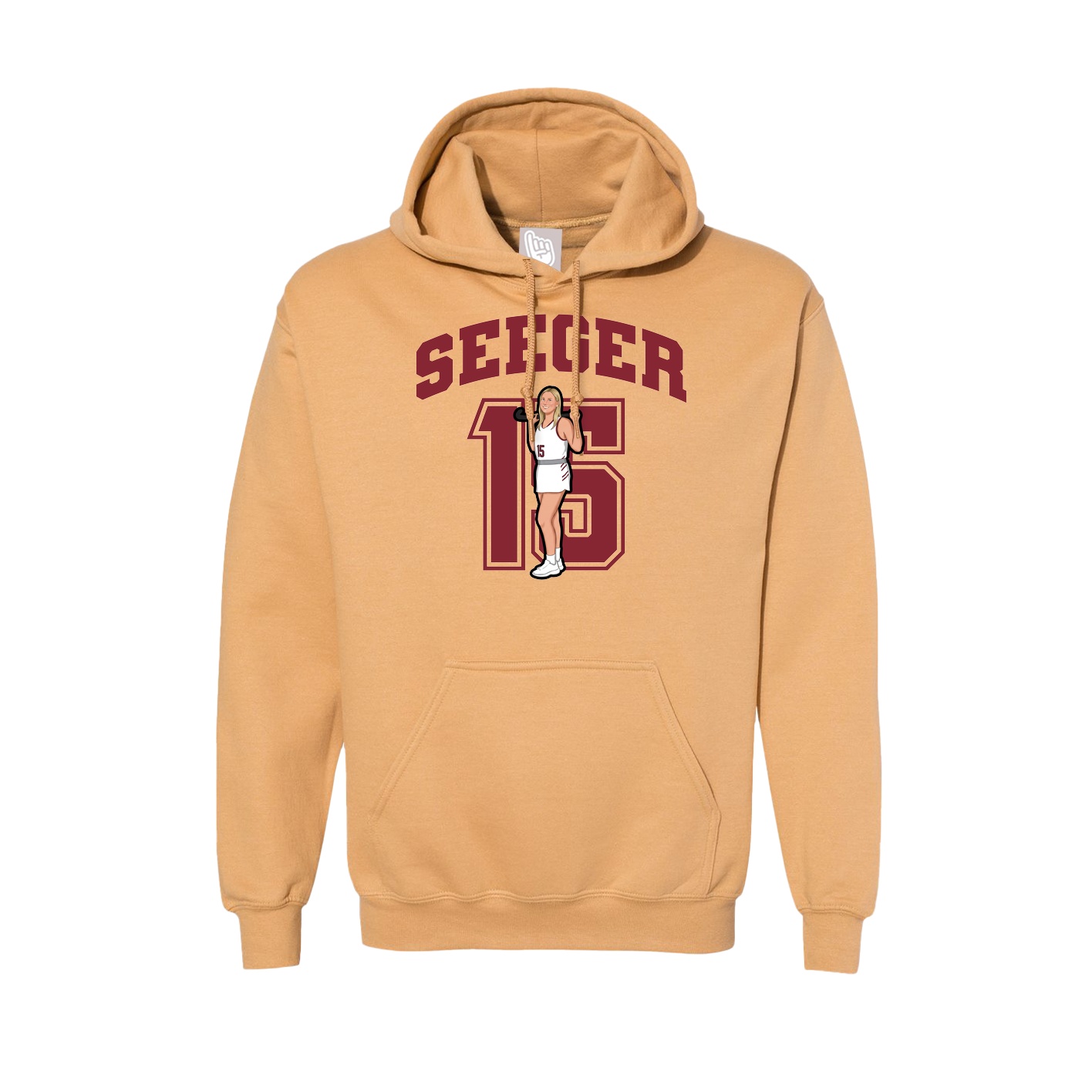 Hoodie — Number in Vegas Gold