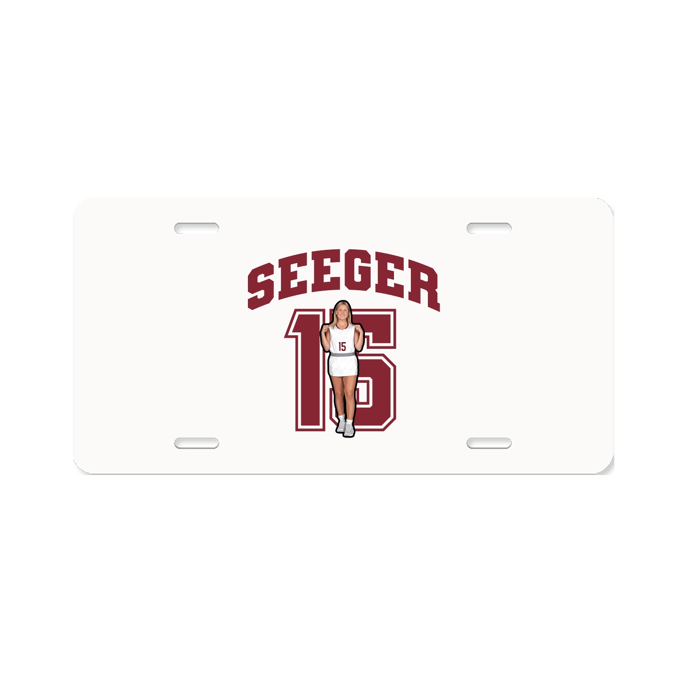 License Plate — Number in Classic