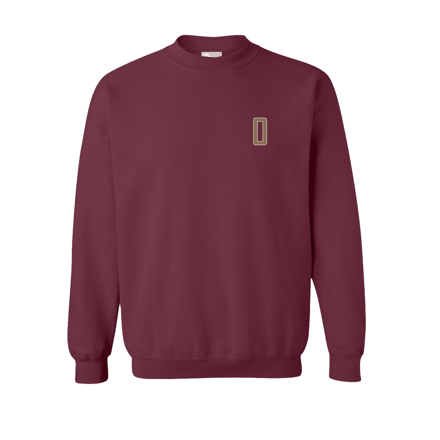 Fleece Crew — Front Shirsy in Maroon