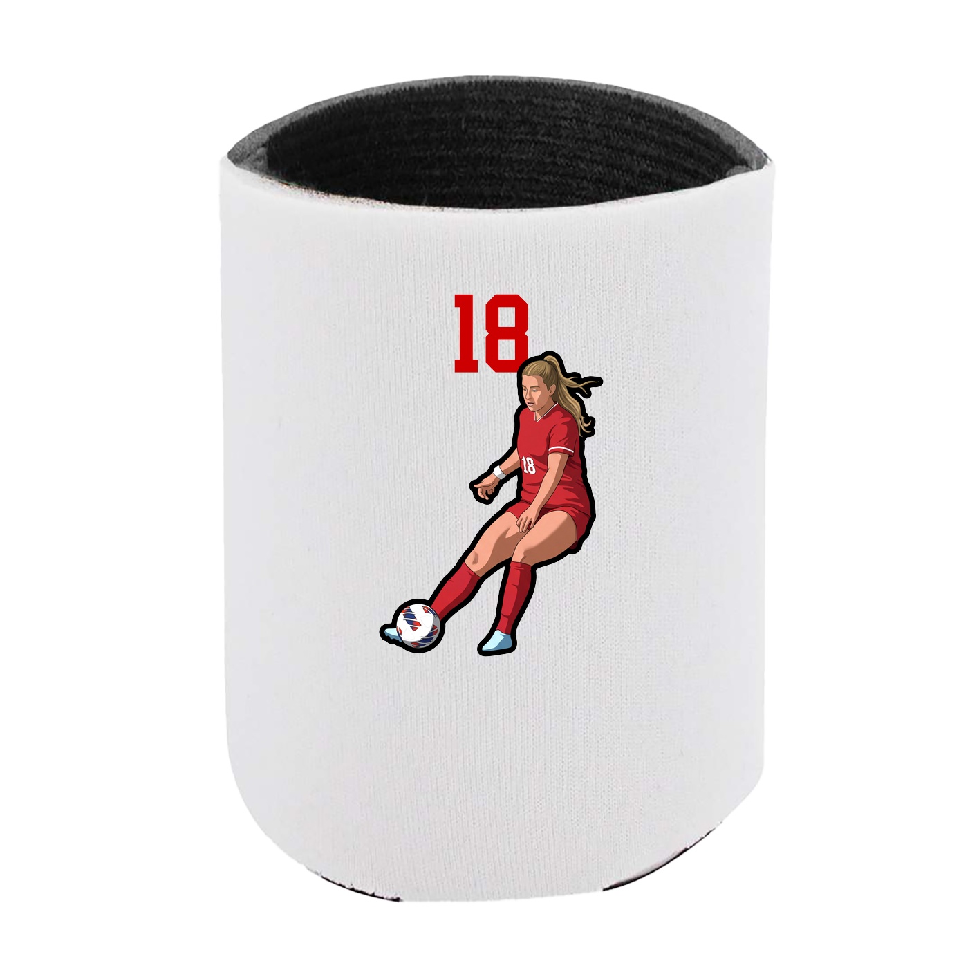 Can Holder — Number Top in White