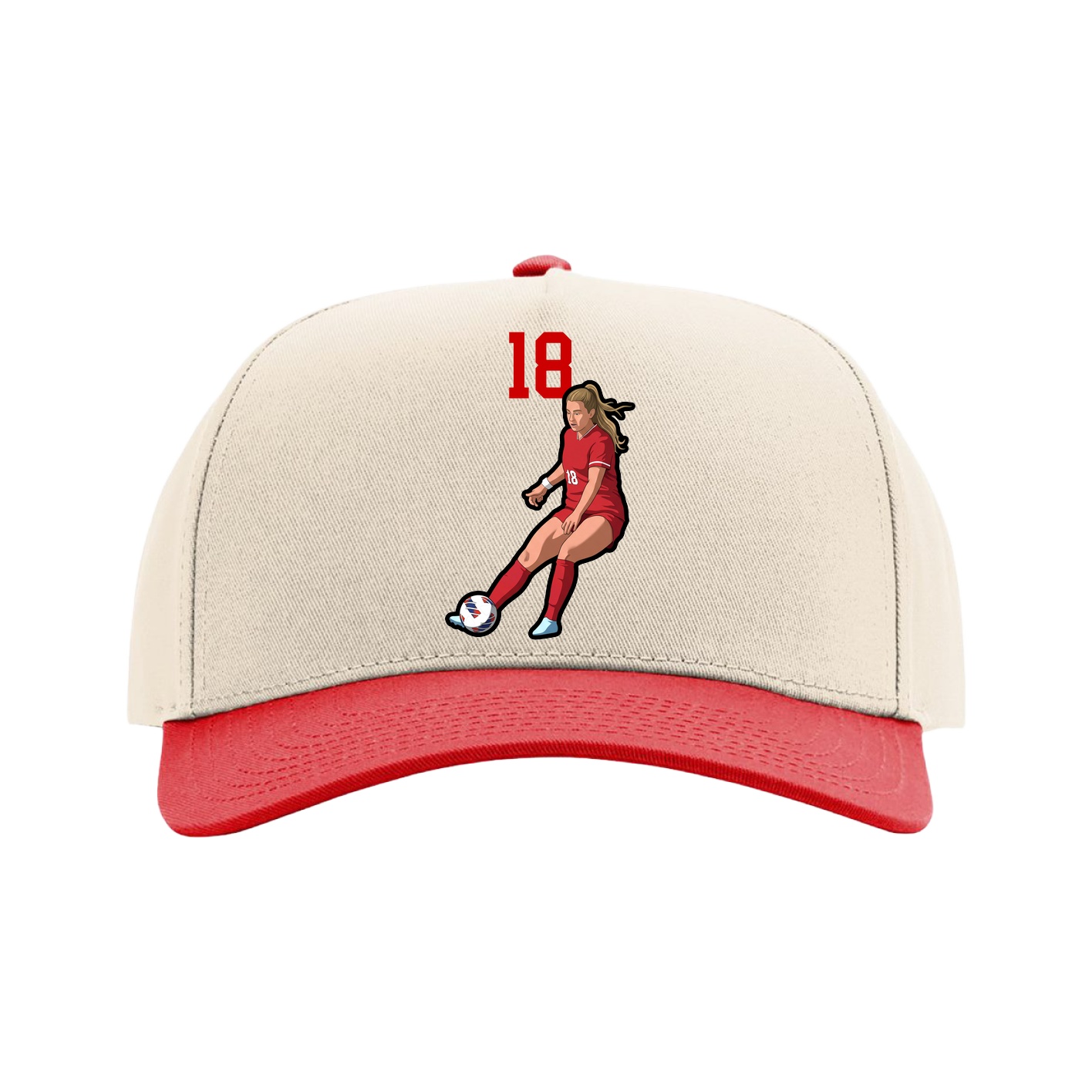 Full Fabric Five-Panel Champ Cap