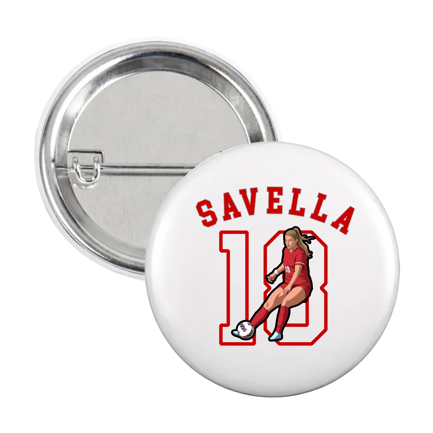 Game Day Button — Shirsey Arch in White