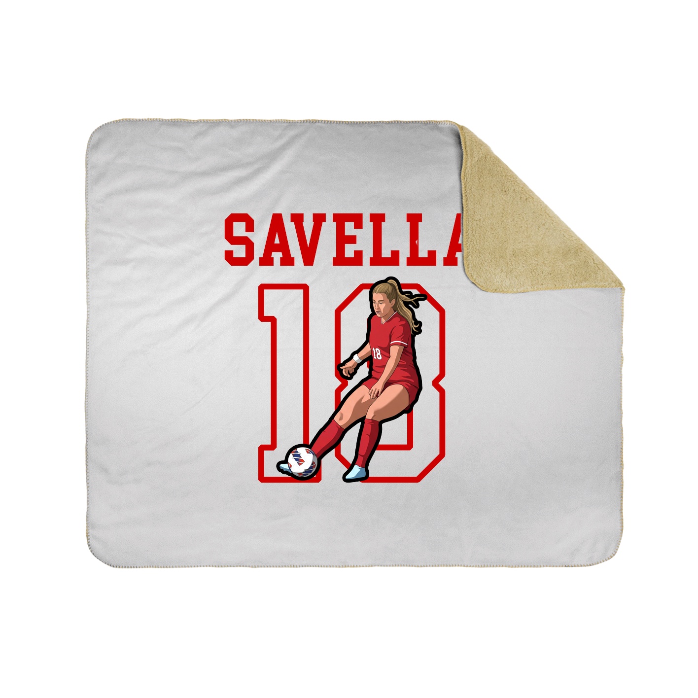 Throw Blanket — Shirsey in White