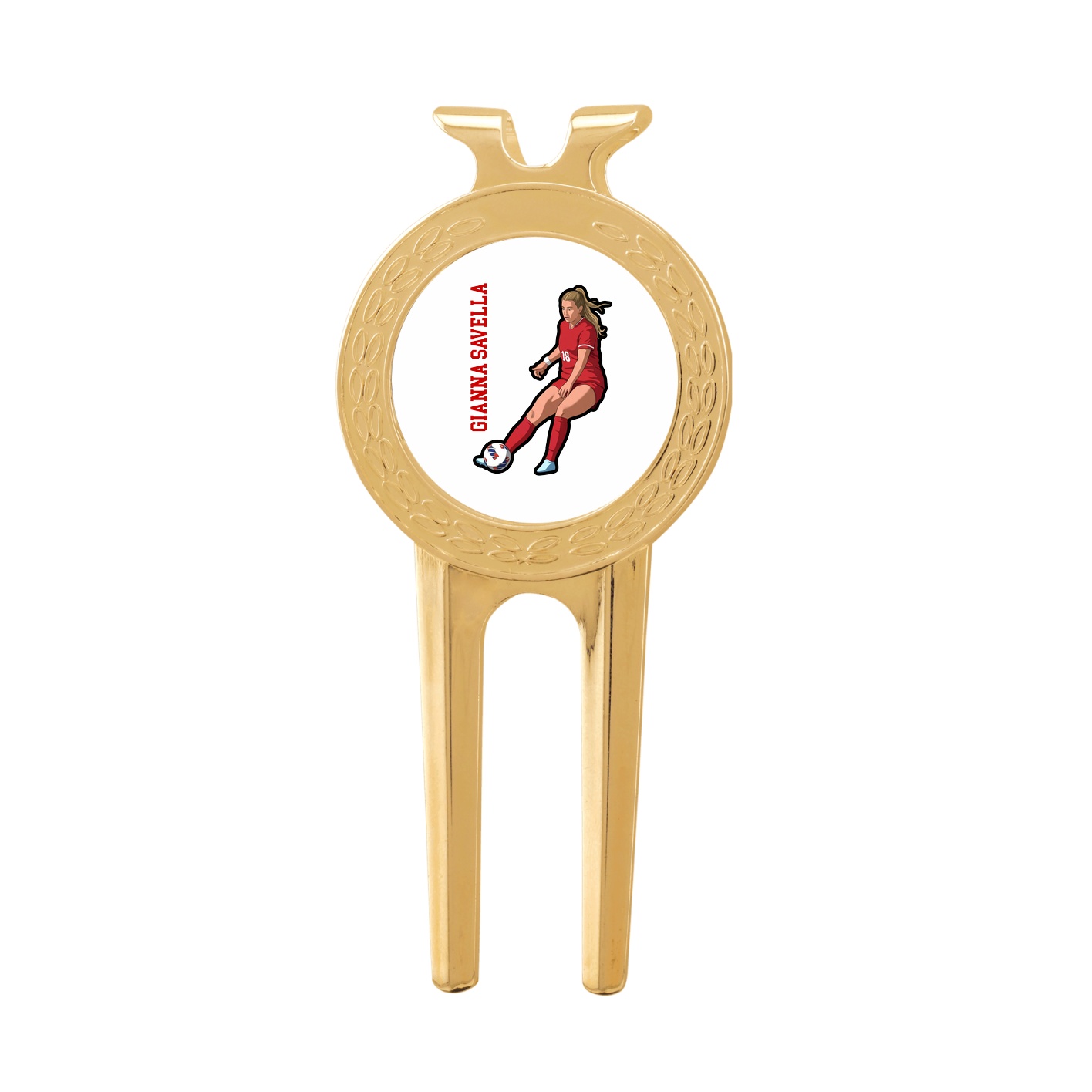 Divot Tool with Ball Marker — Name Vertical in Classic
