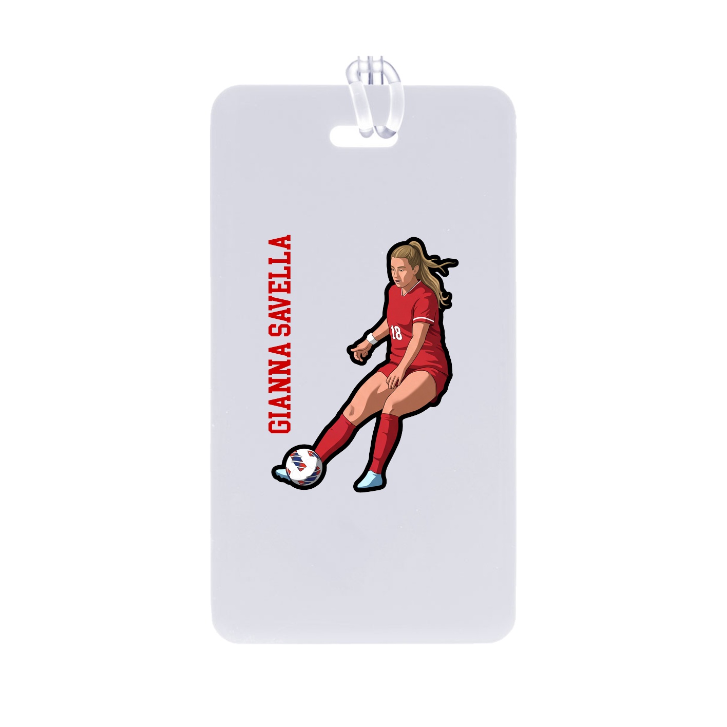 Bag Tag — Name Vertical in Classic