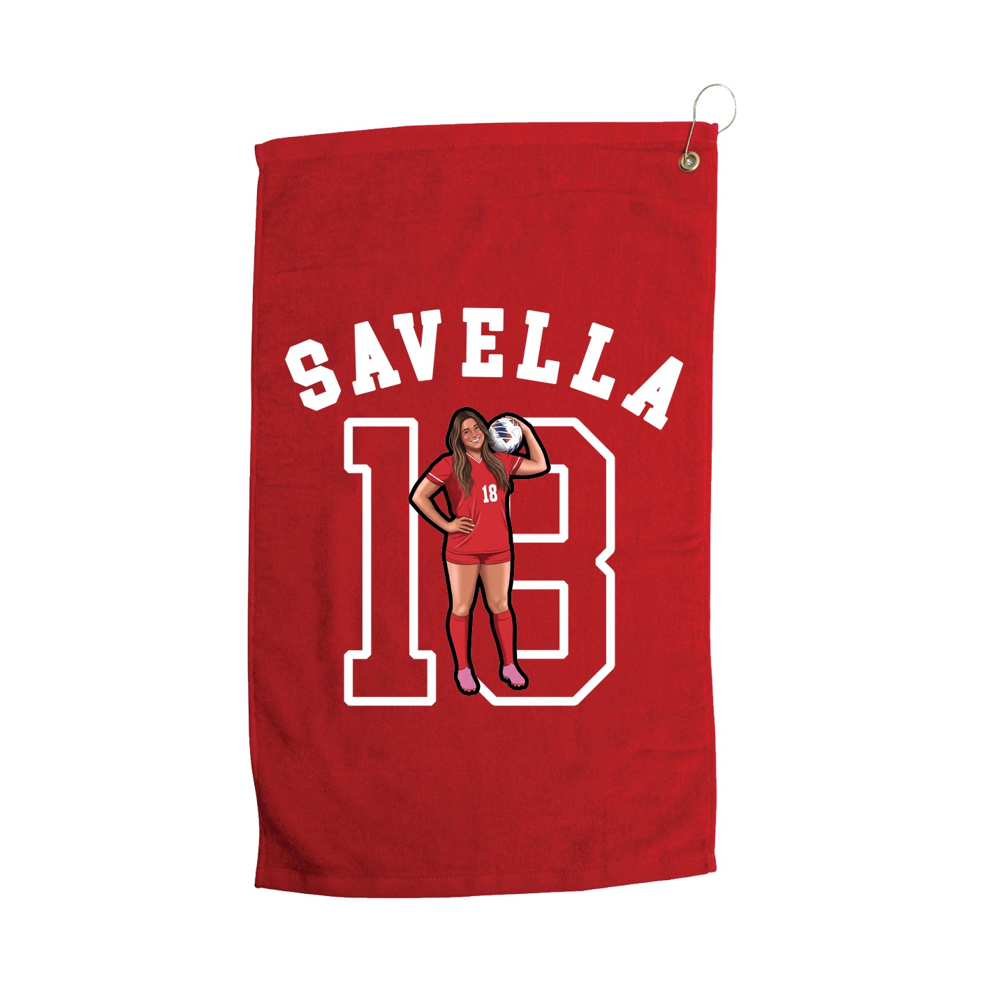 Golf Towel — Shirsey Arch in Red