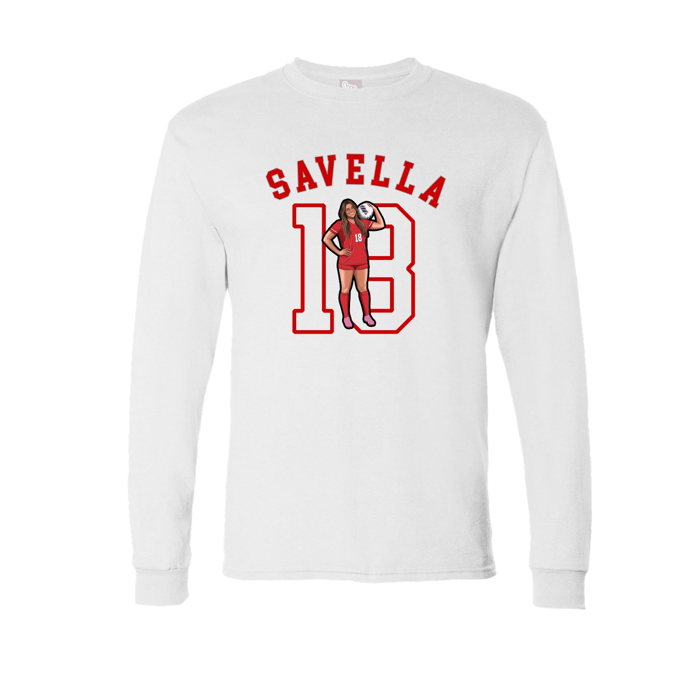 Long Sleeve Tee — Shirsey Arch in White