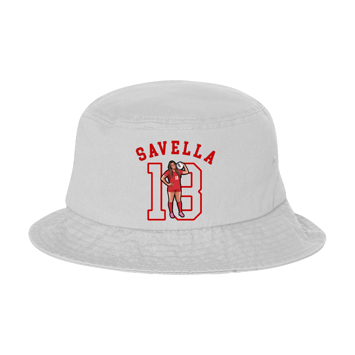 Bucket Cap — Shirsey Arch in White