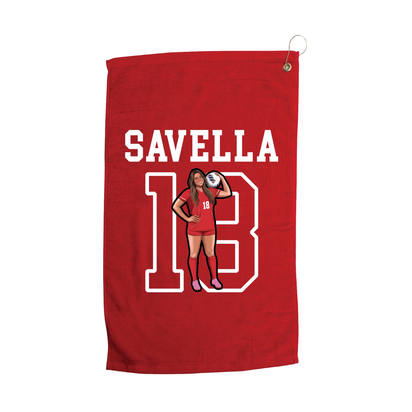 Golf Towel — Shirsey in Red
