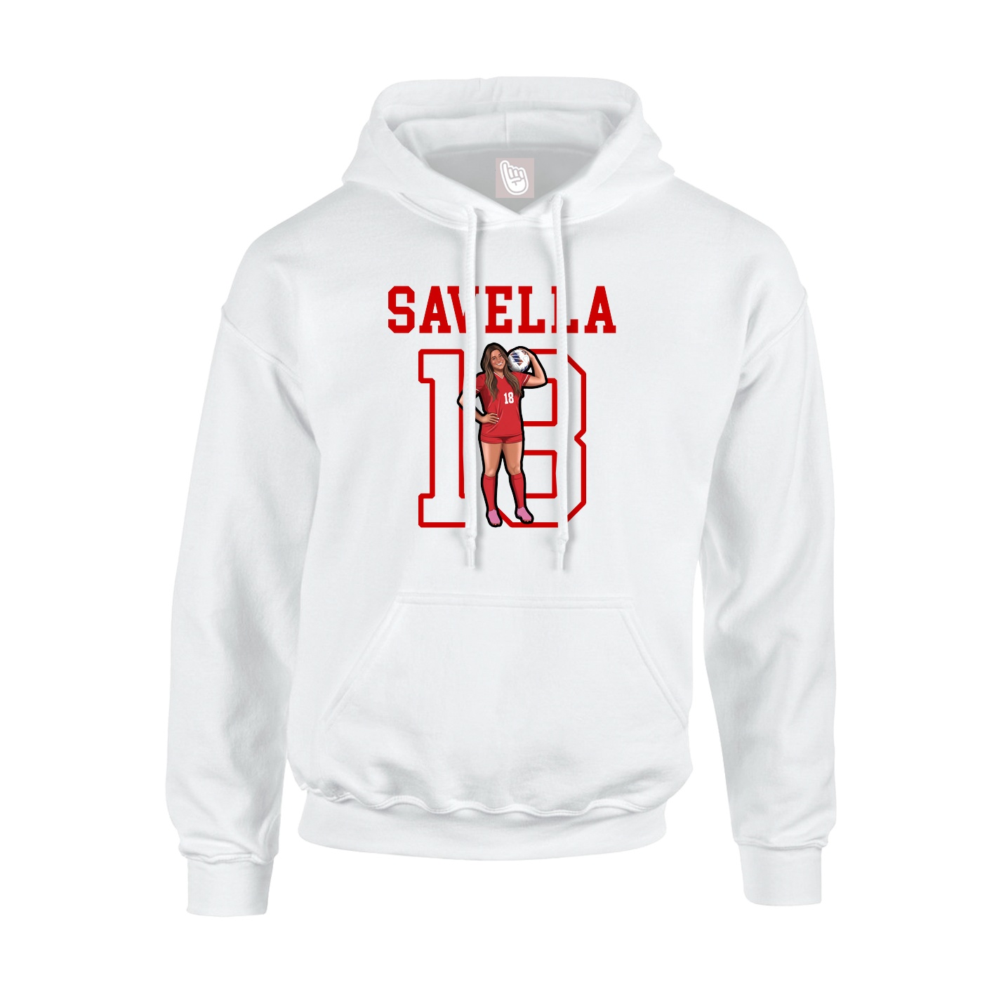 Youth Hoodie — Shirsey in White