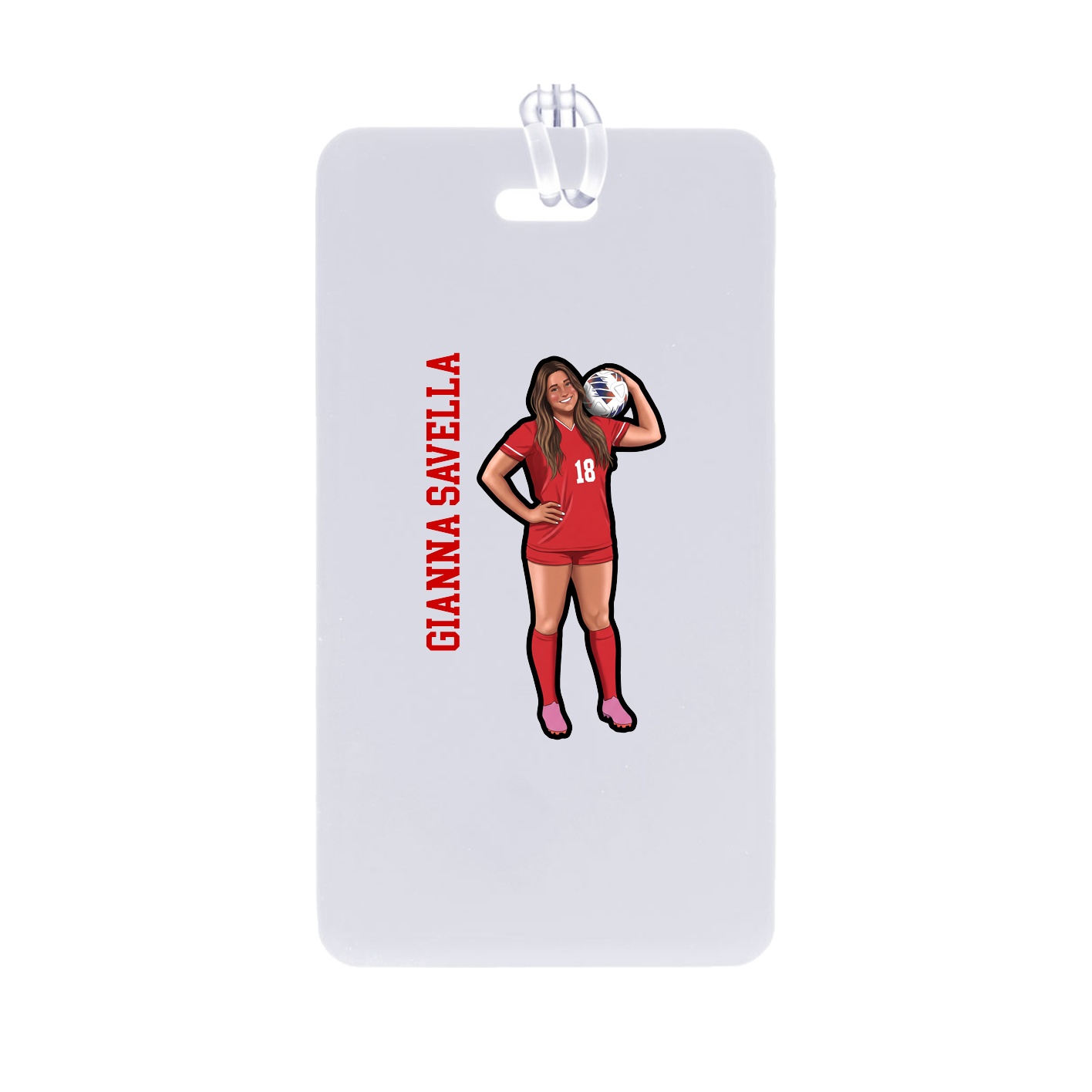 Bag Tag — Name Vertical in Classic