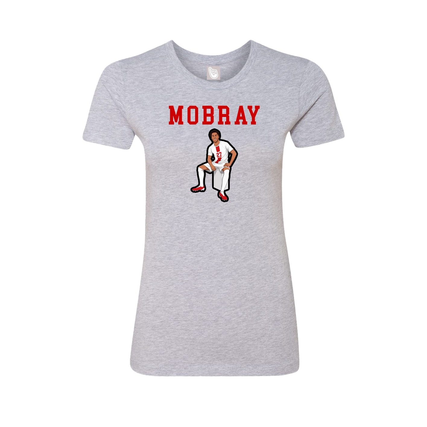 Fitted Women's Tee — Shirsey in Grey