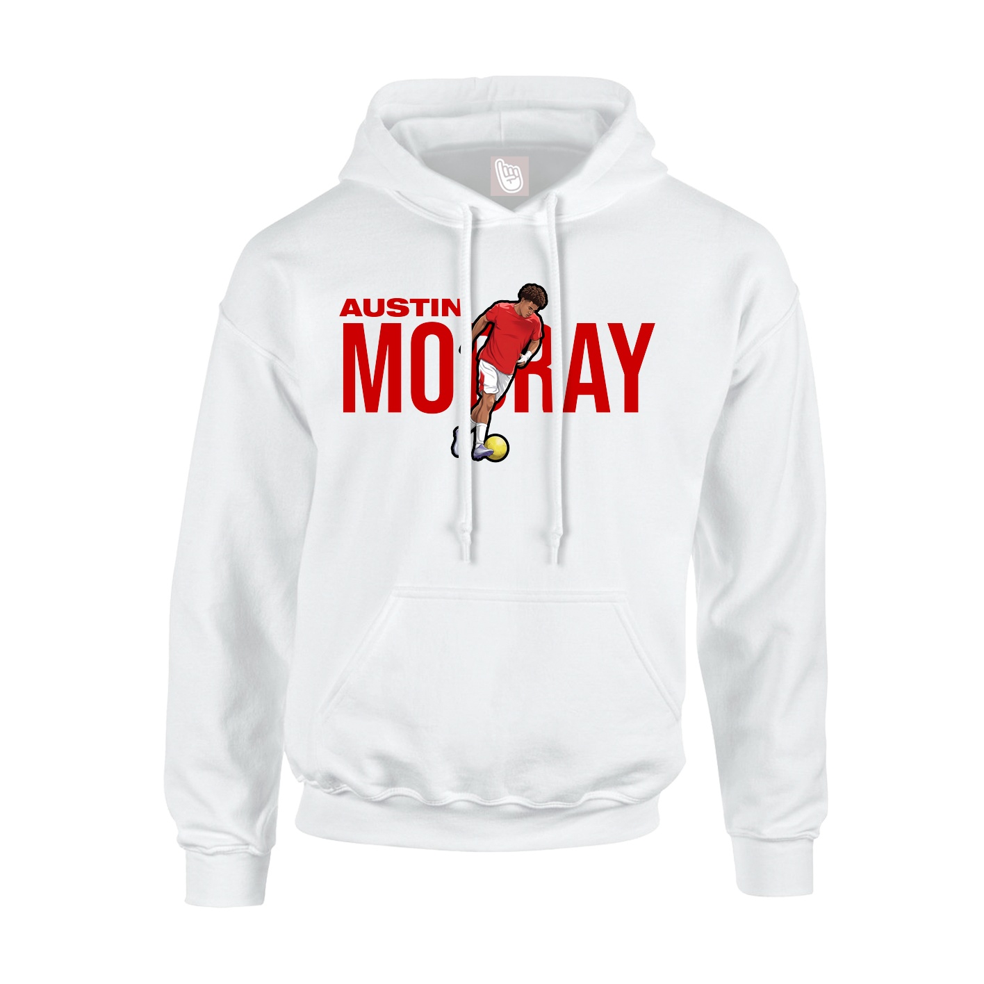 Hoodie — Player Name in White