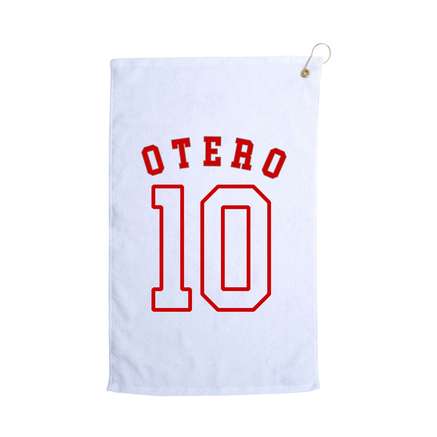 Golf Towel — Shirsey Arch in White