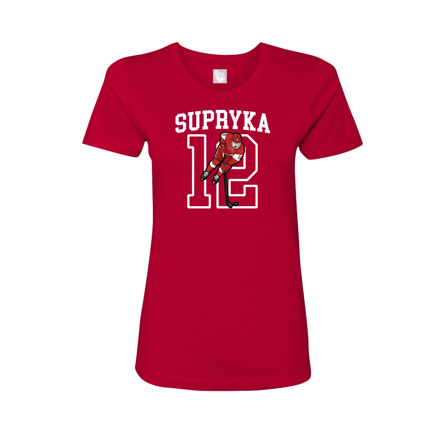 Fitted Women's Tee — Shirsey in Red