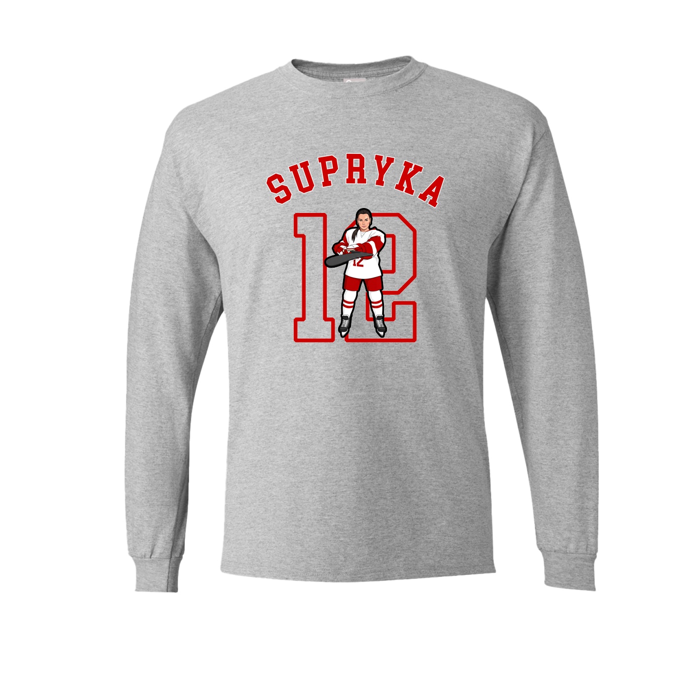Long Sleeve Tee — Shirsey Arch in Grey