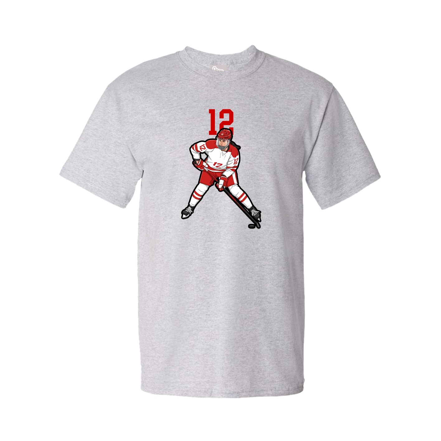 Tee — Number Top in Grey