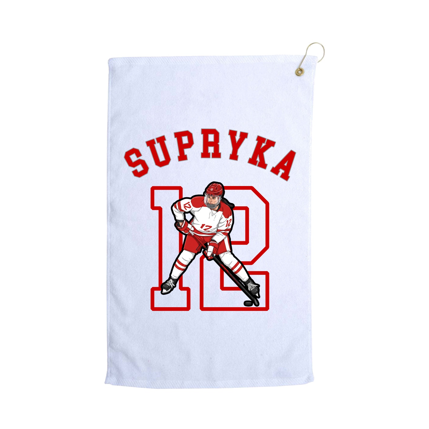 Golf Towel — Shirsey Arch in White