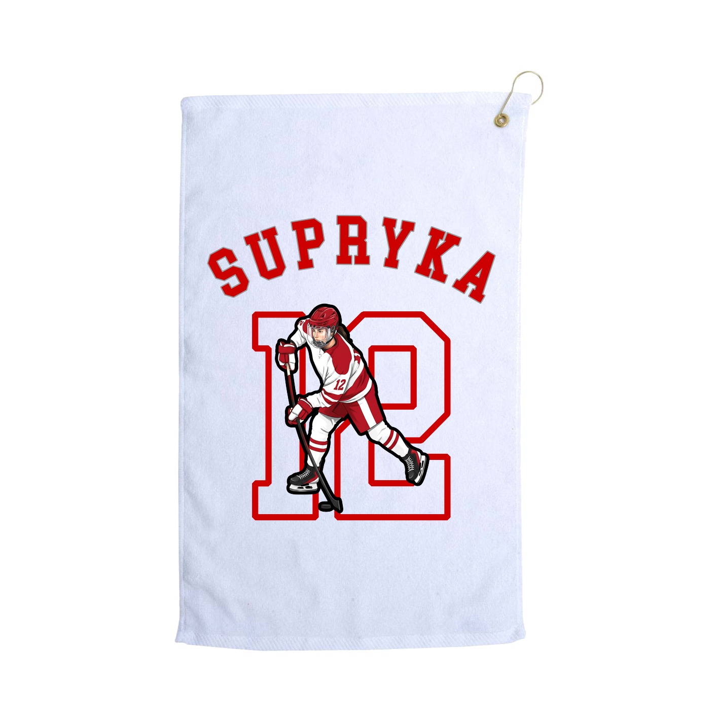 Golf Towel — Shirsey Arch in White