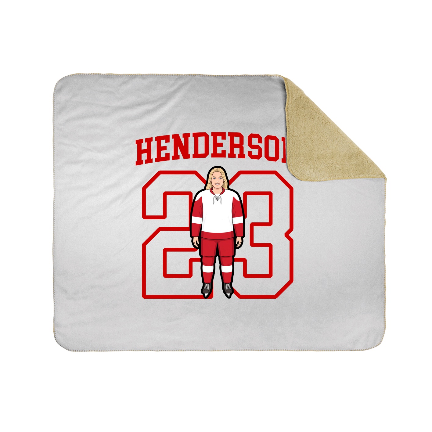 Throw Blanket — Shirsey in White