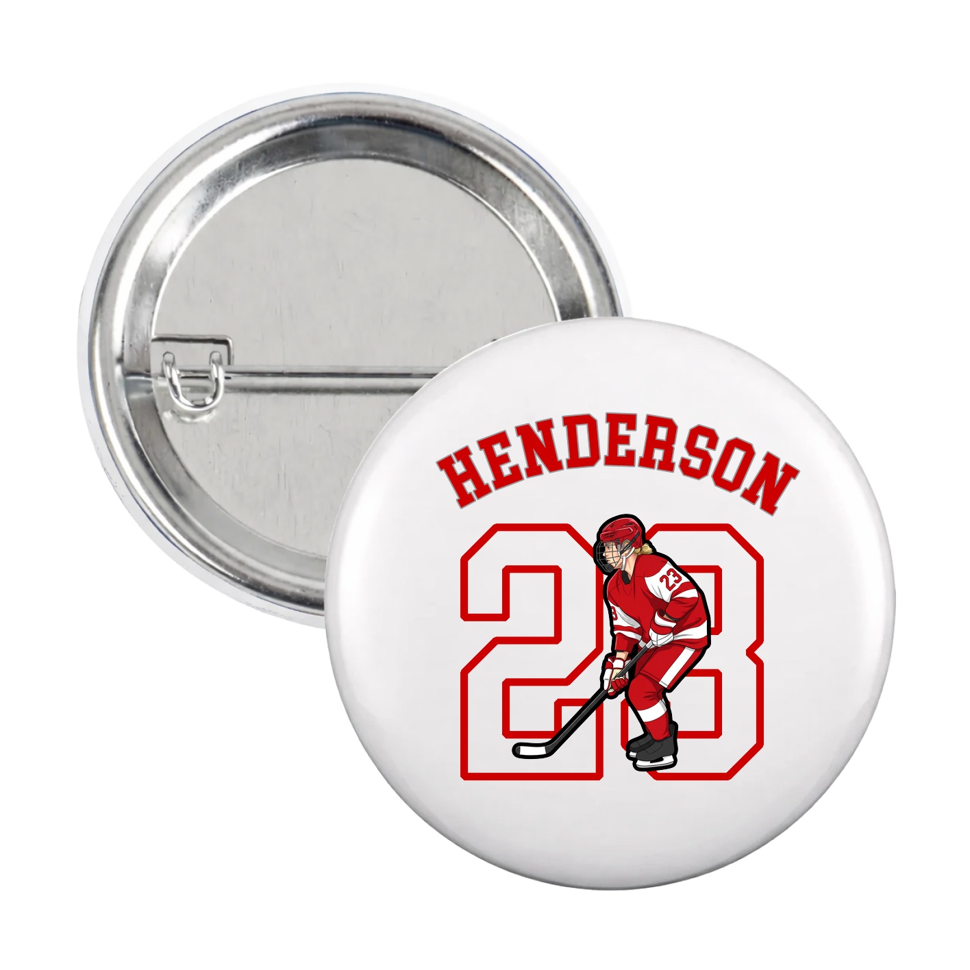 Game Day Button — Shirsey Arch in White