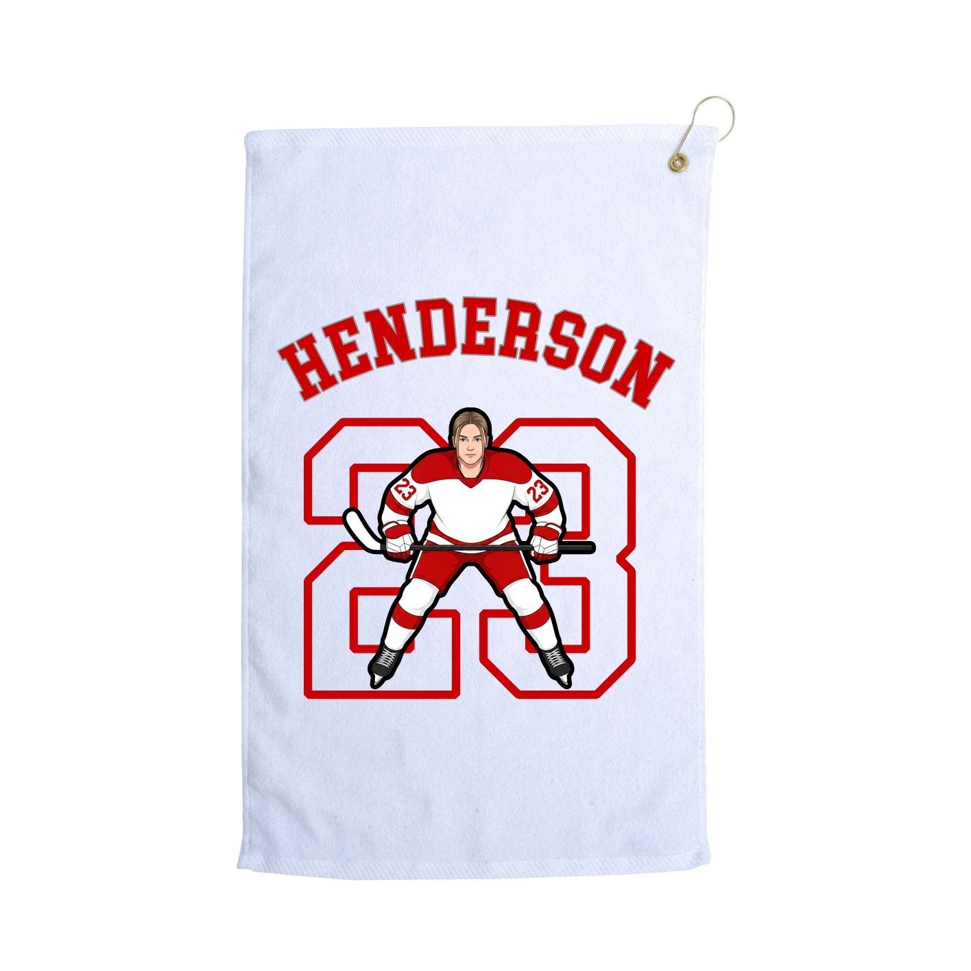 Golf Towel — Shirsey Arch in White