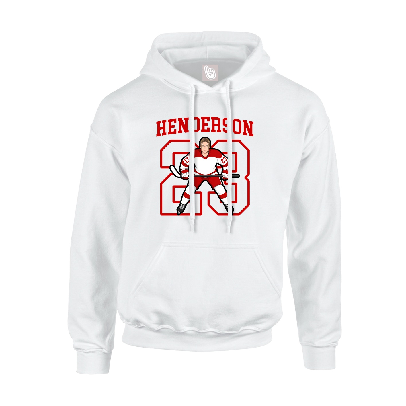Hoodie — Shirsey in White