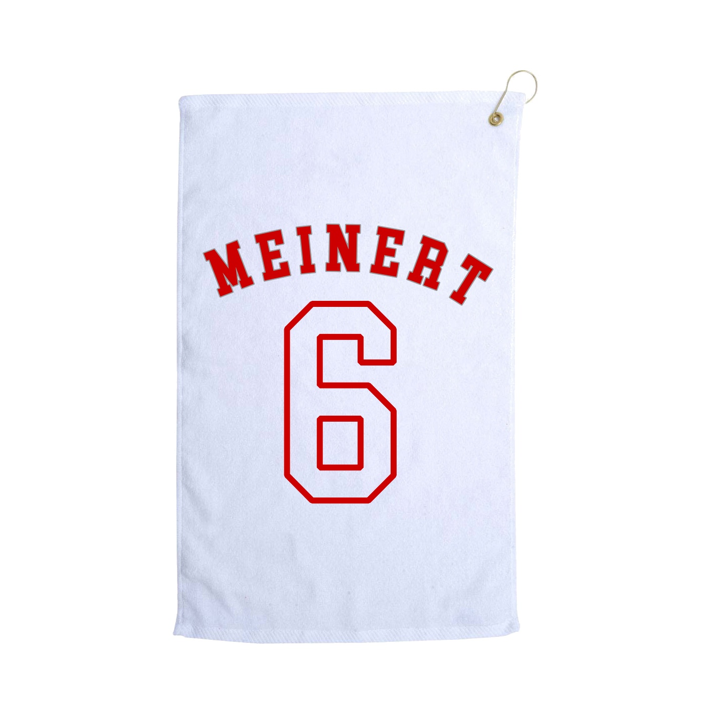 Golf Towel — Shirsey Arch in White