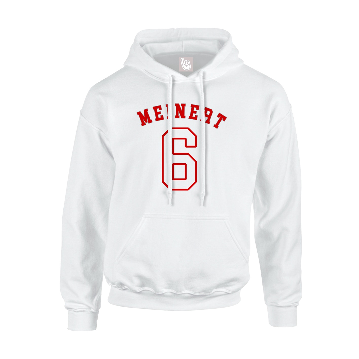 Hoodie — Shirsey Arch in White