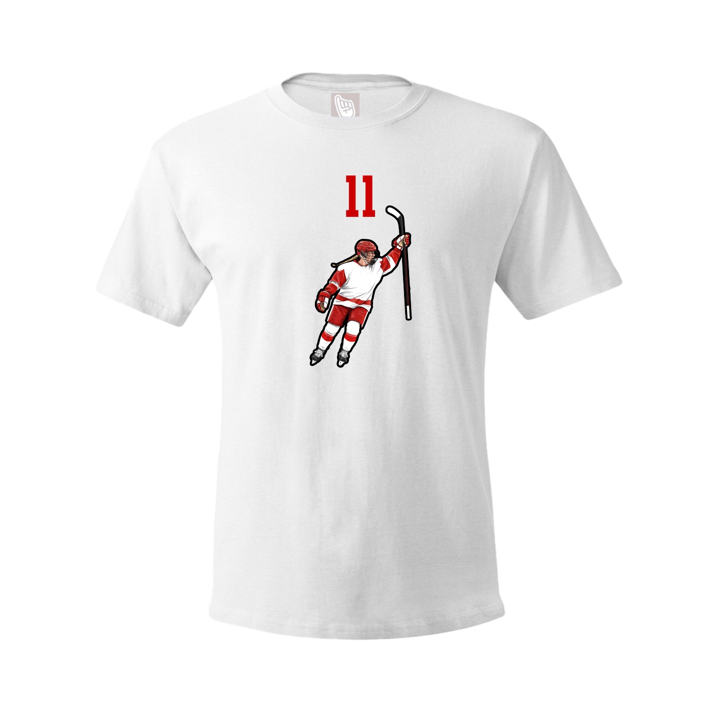 Tee — Number Top in White