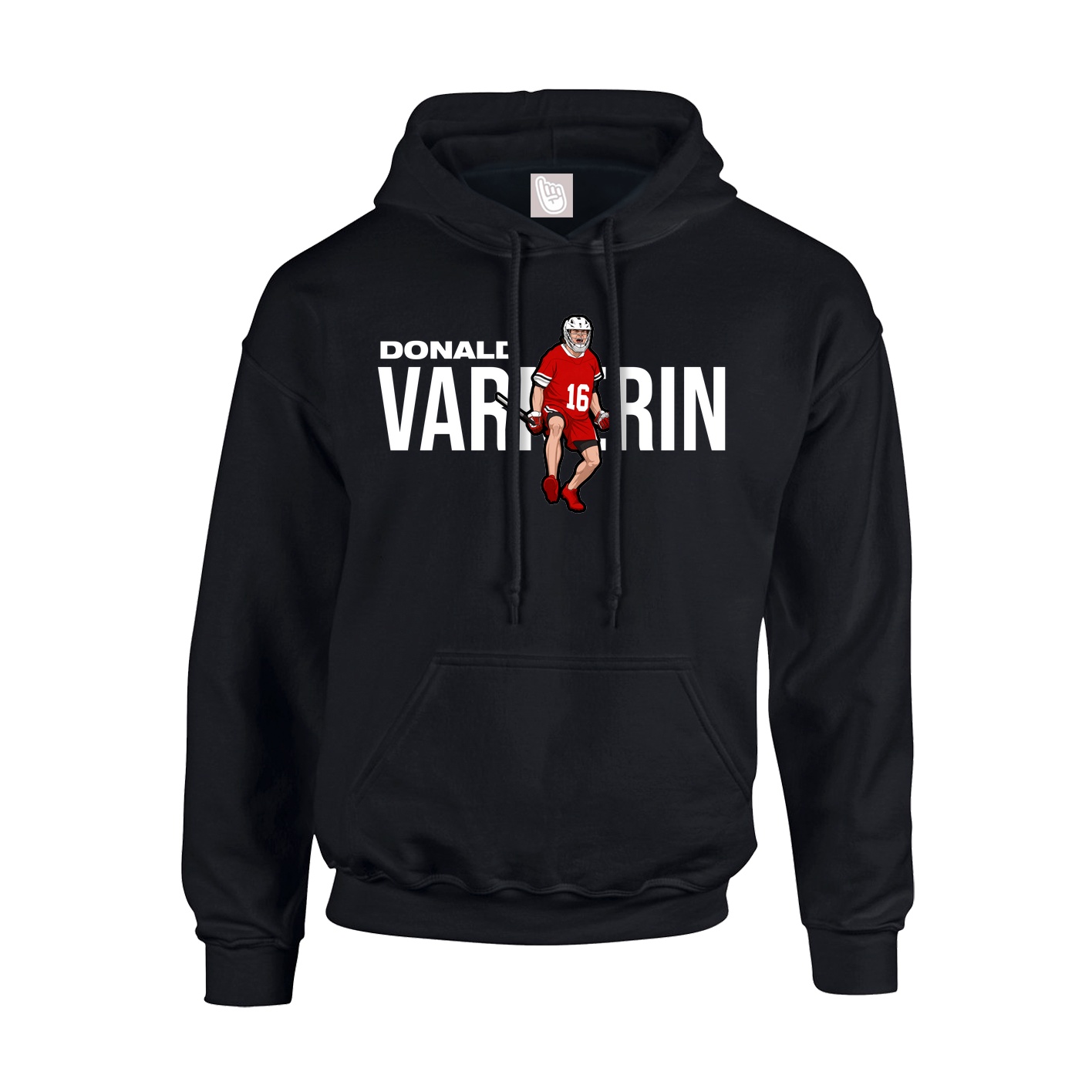 Youth Hoodie — Player Name in Black