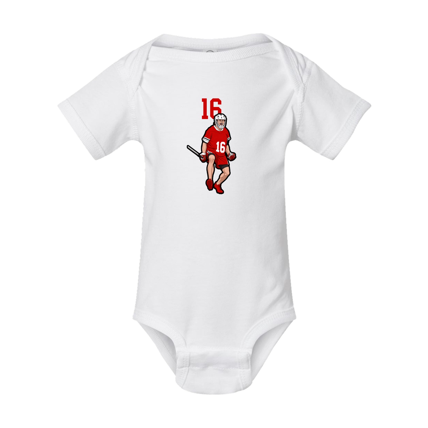 Baby Onesie — Number Top in White